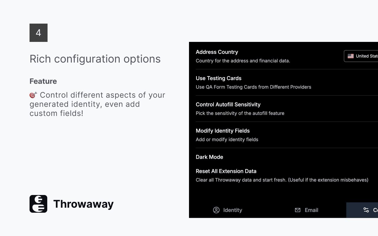 Configuration options
